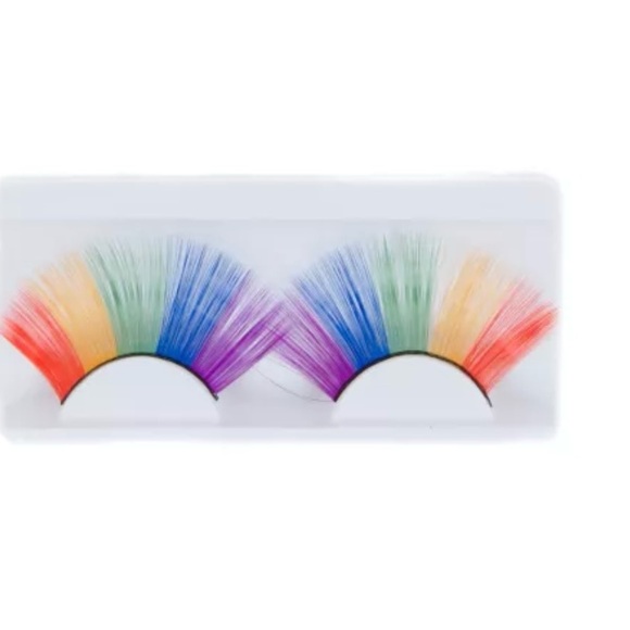 New in Boxes Rainbow False Eyelashes & DUO Brush On Striplash Adhesive - Picture 5 of 16